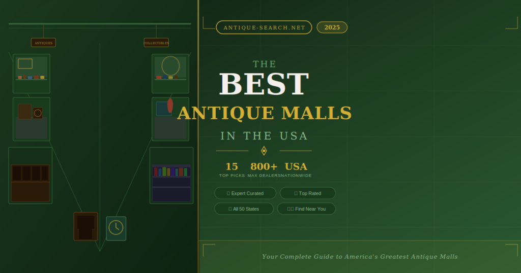 Best Antique Malls in the USA (2025): 15 Must-Visit Destinations