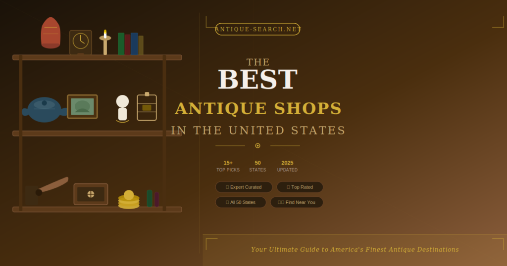 Best Antique Shops in the US (2025): 15 Must-Visit Destinations Across America